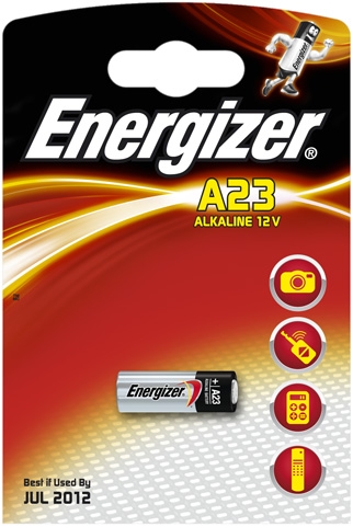 BATTERIE - marca ENERGIZER - modello 2017 A23  12V ALKALINE - calibro 12V - misura Alkaline - VARIE - BATTERIE - PILE 4259