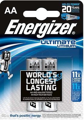 BATTERIE - marca ENERGIZER - modello 2026 AA STILO 1,5V ULTIMATE LITHIUM - calibro 1,5V - misura Litio - VARIE - BATTERIE - PILE 5613