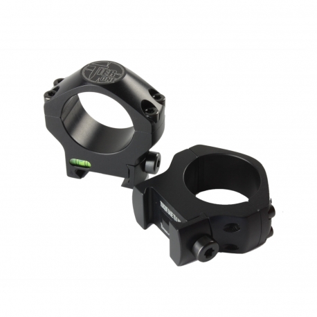 ANELLI - marca TIER ONE - modello PICATINNY RINGSET 25.4MM MEDIUM BH10MM - calibro PICATINNY 2RINGS - misura 25,4MM MEDIUM BH10MM - ATTACCHI - ATTACCHI FISSI 5813