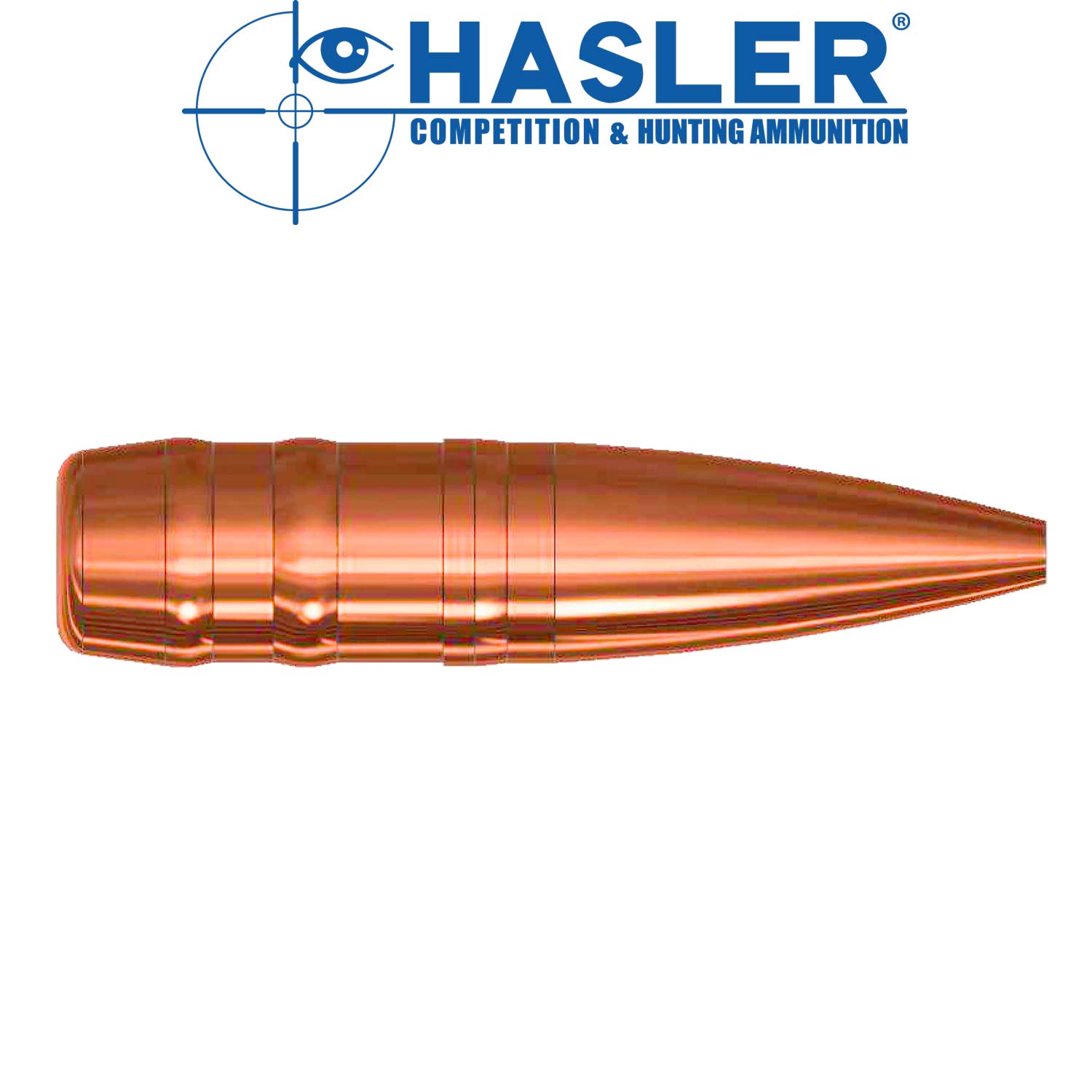 PALLE - marca HASLER - modello Ogiva Hunting Cal 7 (.284) Da 127 Grn Cb 0,385 (50 Pz) - calibro 7mm (284