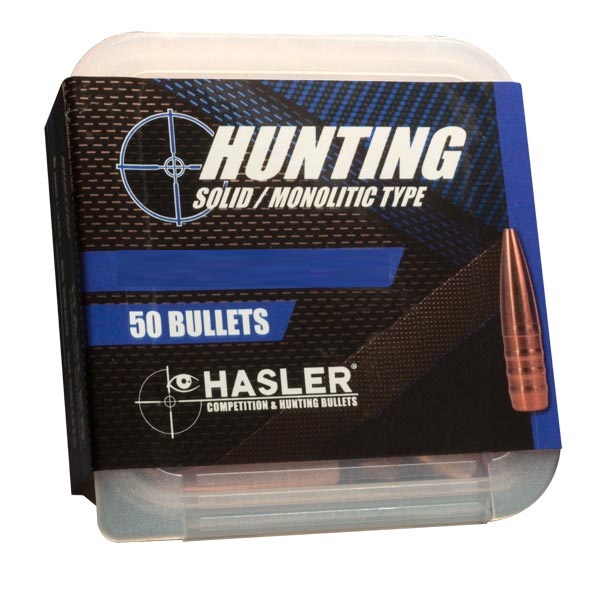 PALLE - marca HASLER - modello Ogiva H Cal. 270 Da 115 Grn Cb 0,370 (50 Pz) - calibro 6,5 (264