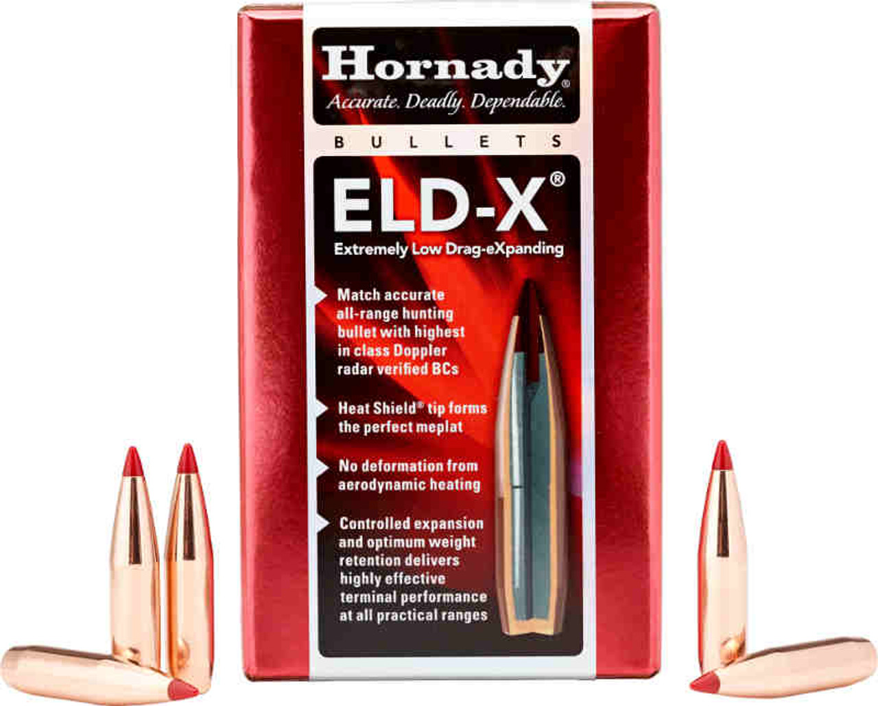 PALLE - marca HORNADY - modello 2841 ELD-X 7mm 284