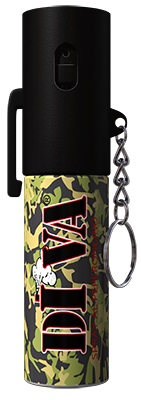 SPRAY AL PEPERONCINO - marca DEFENCE SYSTEM - modello DIVA TOP CAMO - calibro ANTIAGGRESSIONE - misura 2.000.000 Scoville - AUTODIFESA - SPRAY ANTIAGGRESSIONE 7064