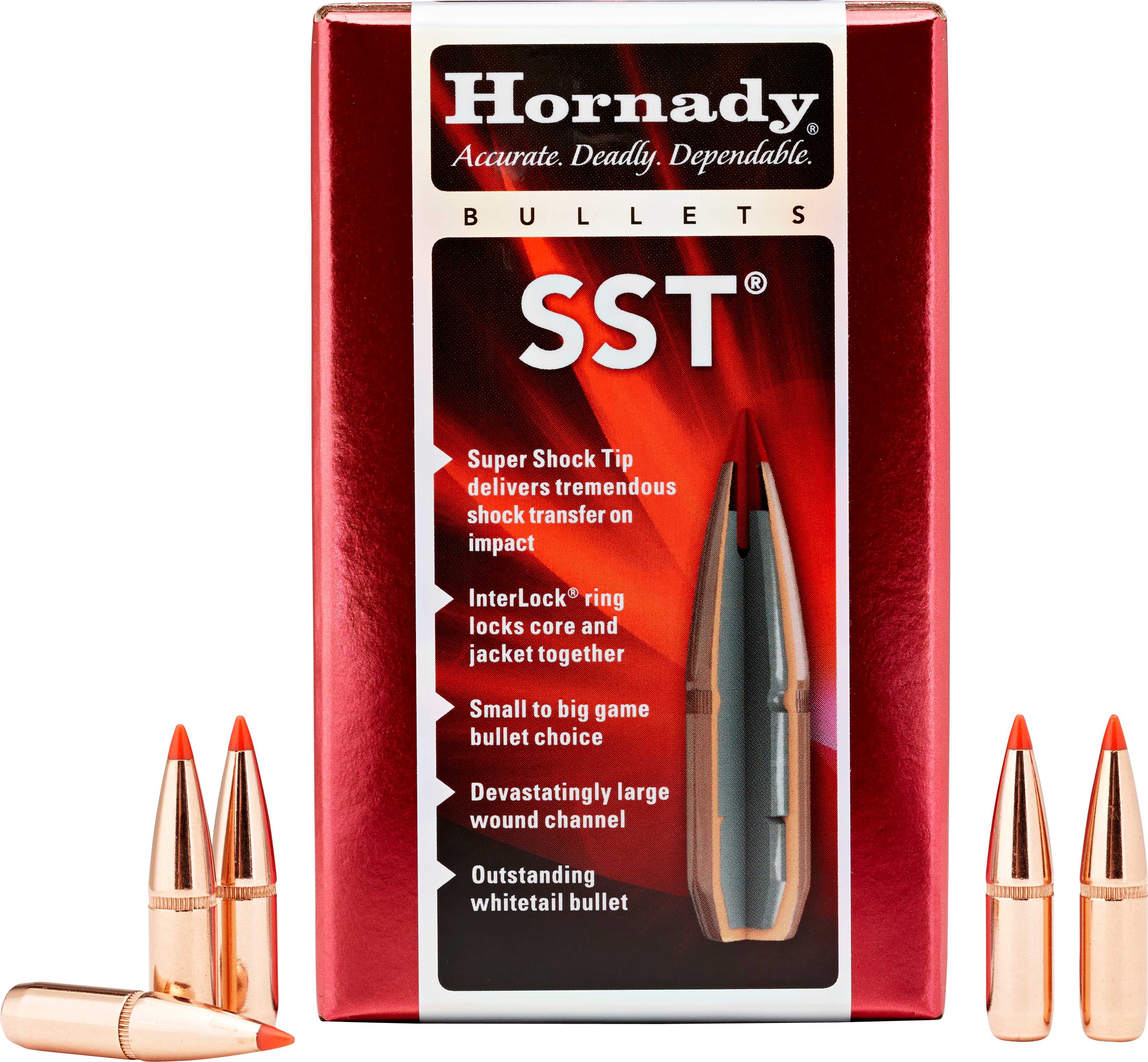 PALLE - marca HORNADY - modello 26202 Sst 129gr - calibro 264