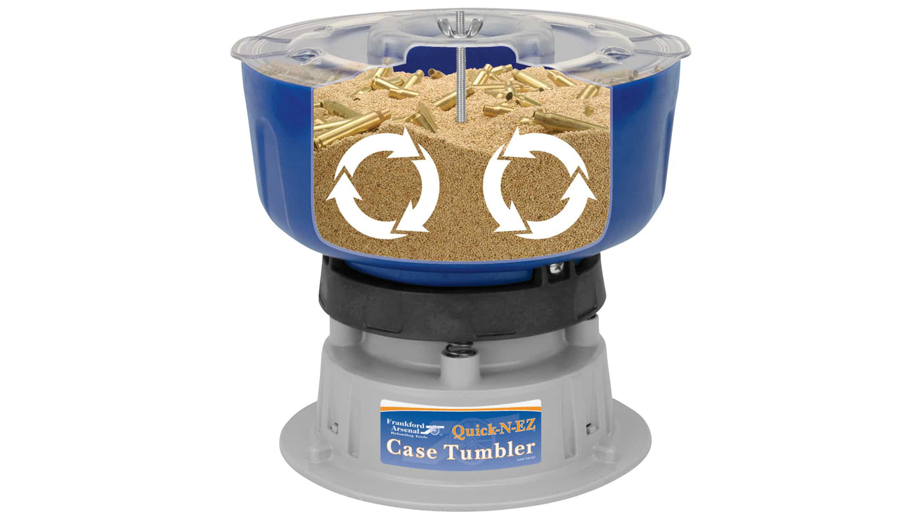 TUMBLER - marca FRANKFORD ARSENAL - modello 515-667 Quick-N-EZ Case Tumbler - calibro 220V - misura TUMBLER - RICARICA ATTREZZI - PULIZIA E PREPARAZIONE BOSSOLI 7109