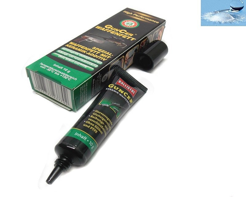 GRASSO - marca BALLISTOL - modello Grasso Ballistol con additivo ceramico GunCer - calibro KERAMIK GRASSO PER ARMI - misura 65ML - PULIZIA E MANUTENZIONE - OLIO 7246