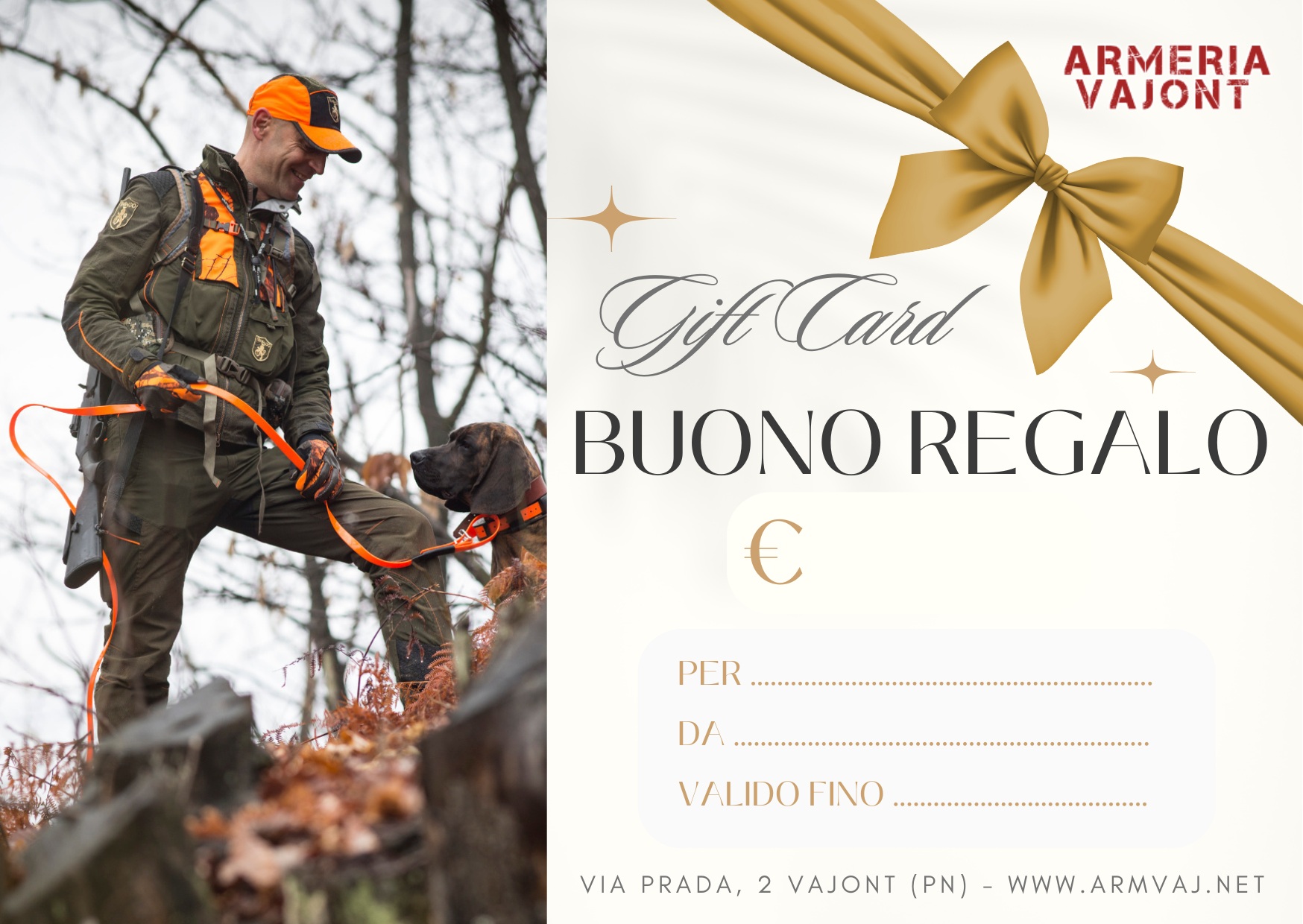 BUONO REGALO - marca ARMVAJ - modello 200? - calibro BUONO REGALO - misura 200? - REGALI - BUONO REGALO 7365