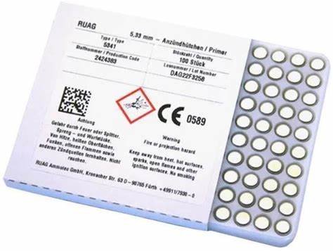 INNESCHI - marca RWS - modello 5333 Mag. Inneschi Anvil Primer Large Rifle - calibro 5,33MM - misura Large Rifle - RICARICA COMPONENTI - INNESCHI PER CARABINA 7446