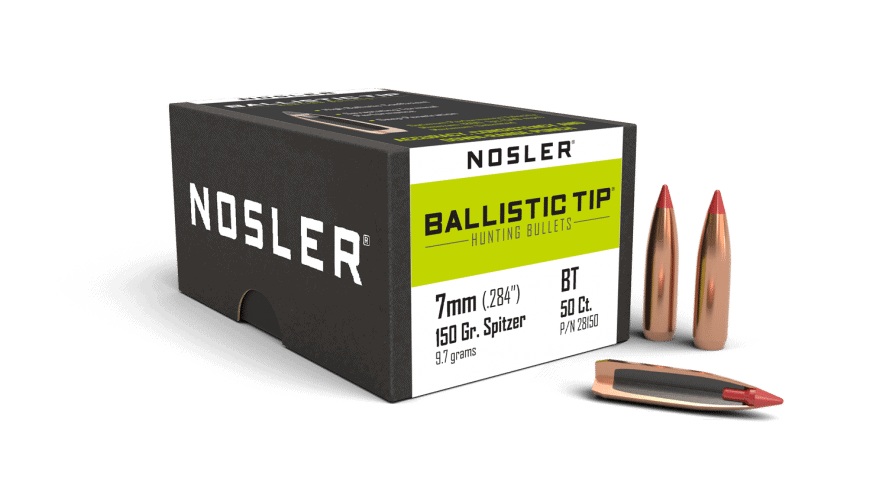 PALLE - marca NOSLER - modello 28150 Sp Ballistic Tip - calibro 284