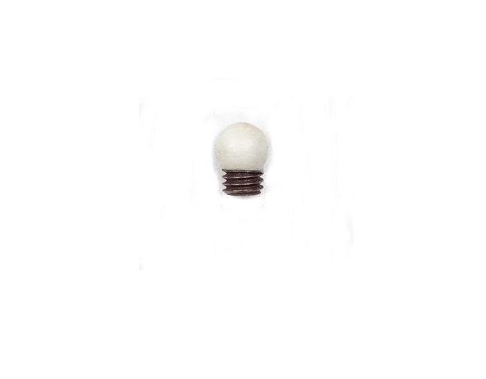 MIRINO - marca AV - modello MIRINO A PALLINA IN PLASTICA BIANCA - calibro Plastica - misura 2,6 A PALLINA - VARIE - MIRINI 7596