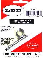 TRIMMER - marca LEE - modello Case Length Gauge e Shell Holder - calibro 8X57 - misura TRIMS CASE 90148  - RICARICA ATTREZZI - PULIZIA E PREPARAZIONE BOSSOLI