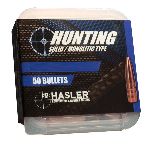 PALLE - marca HASLER - modello Ogiva H Cal. 6,5 (.264) Da 128 Grn Cb 0,445 (50 Pz) - calibro 6,5 (264