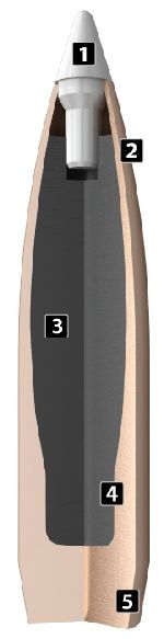 PALLE - marca NOSLER - modello 59992 ACCUBOND SP - calibro 7mm (284