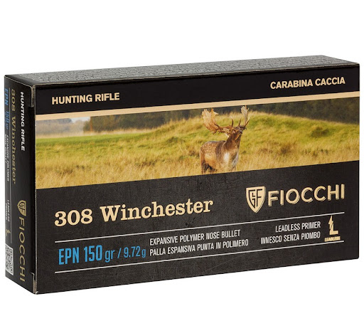 Cartucce - marca FIOCCHI - modello EPN - calibro 308WIN - CARTUCCE PER CARABINA - CARTUCCE PER LA CACCIA 3502
