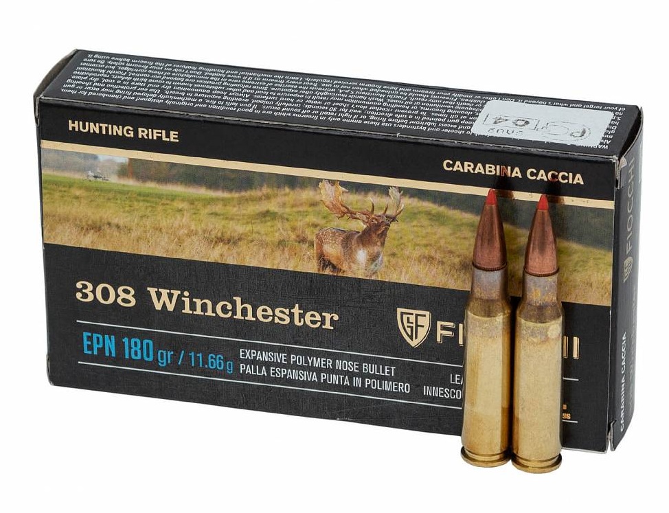 Cartucce - marca FIOCCHI - modello EPN - calibro 308WIN - CARTUCCE PER CARABINA - CARTUCCE PER LA CACCIA 3504