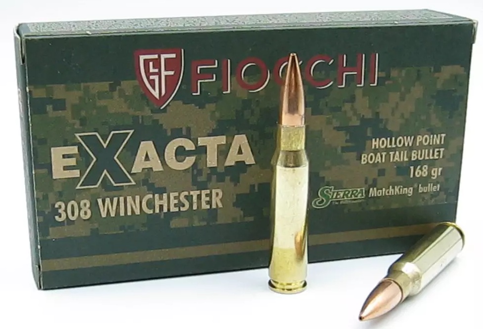 Cartucce - marca FIOCCHI - modello EXACTA HPBT - calibro 308WIN - CARTUCCE PER CARABINA - CARTUCCE PER IL TIRO 3553