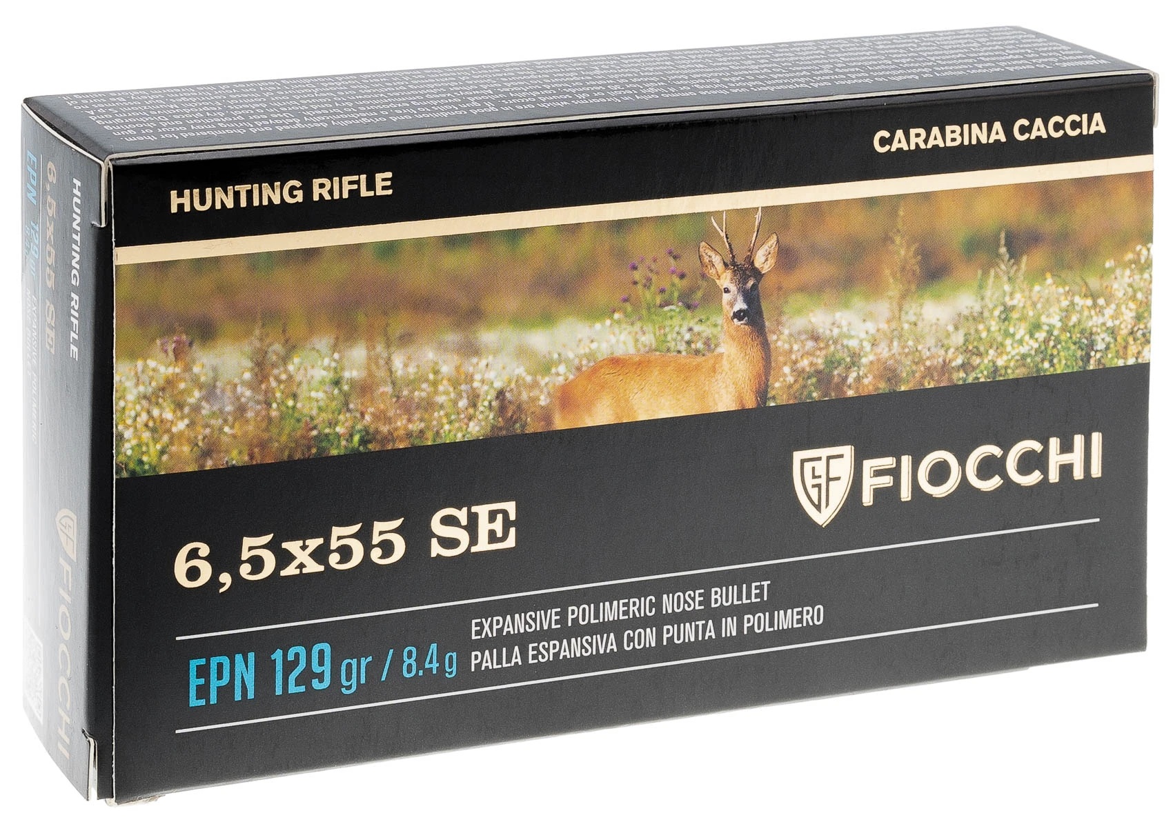 Cartucce - marca FIOCCHI - modello EPN - calibro 6,5x55 - CARTUCCE PER CARABINA - CARTUCCE PER LA CACCIA 3718
