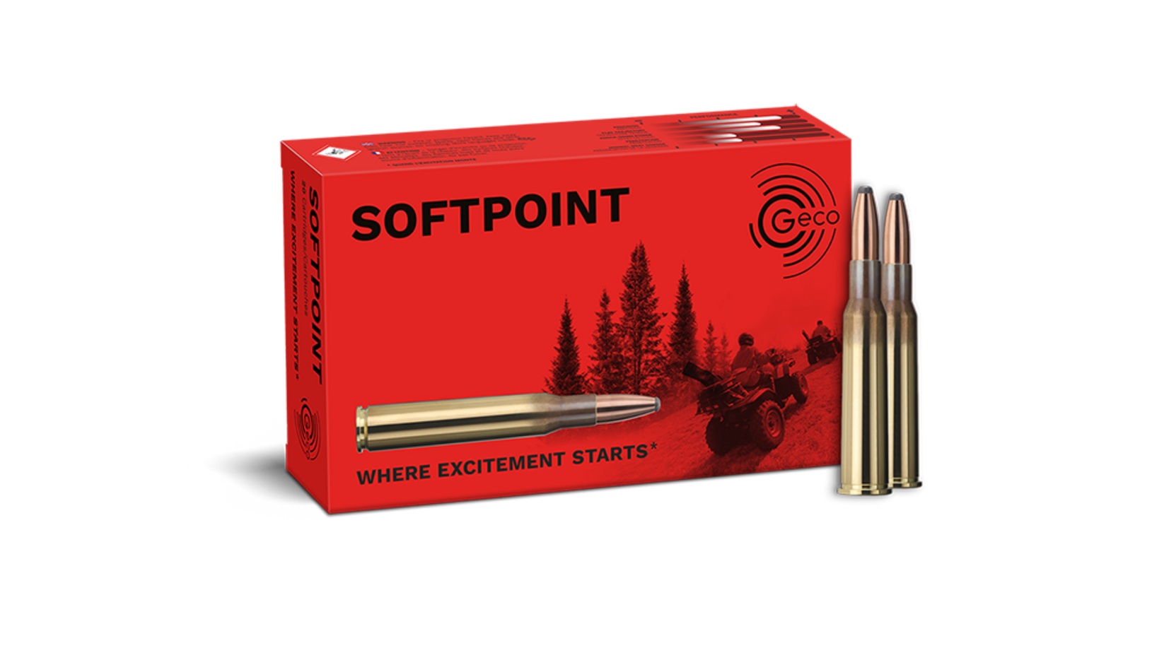 Cartucce - marca GECO - modello Softpoint 10,7g SP - calibro 7x57R - CARTUCCE PER CARABINA - CARTUCCE PER LA CACCIA 3739