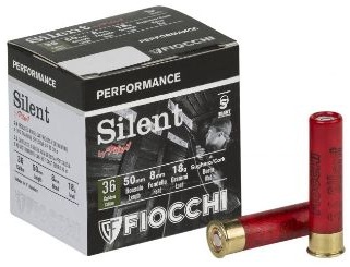 Cartucce - marca FIOCCHI - modello SILENT 36/50/8 - calibro 36 - CARTUCCE A PALLINI - CARTUCCE PER LA CACCIA 3834