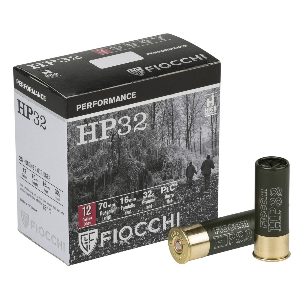 Cartucce - marca FIOCCHI - modello HP32 12/70/16 - calibro 12 - CARTUCCE A PALLINI - CARTUCCE PER LA CACCIA 3839