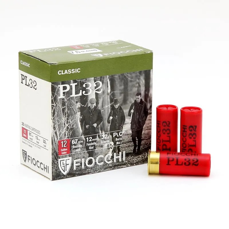 Cartucce - marca FIOCCHI - modello PL 32/63.5/8 - calibro 36 - CARTUCCE A PALLINI - CARTUCCE PER LA CACCIA 3843