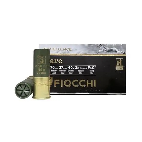 Cartucce - marca FIOCCHI - modello HARE 12/70/27 - calibro 12 - CARTUCCE A PALLINI - CARTUCCE PER LA CACCIA 3846