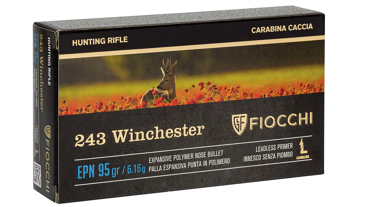Cartucce - marca FIOCCHI - modello EPN - calibro 243WIN - CARTUCCE PER CARABINA - CARTUCCE PER LA CACCIA 4125